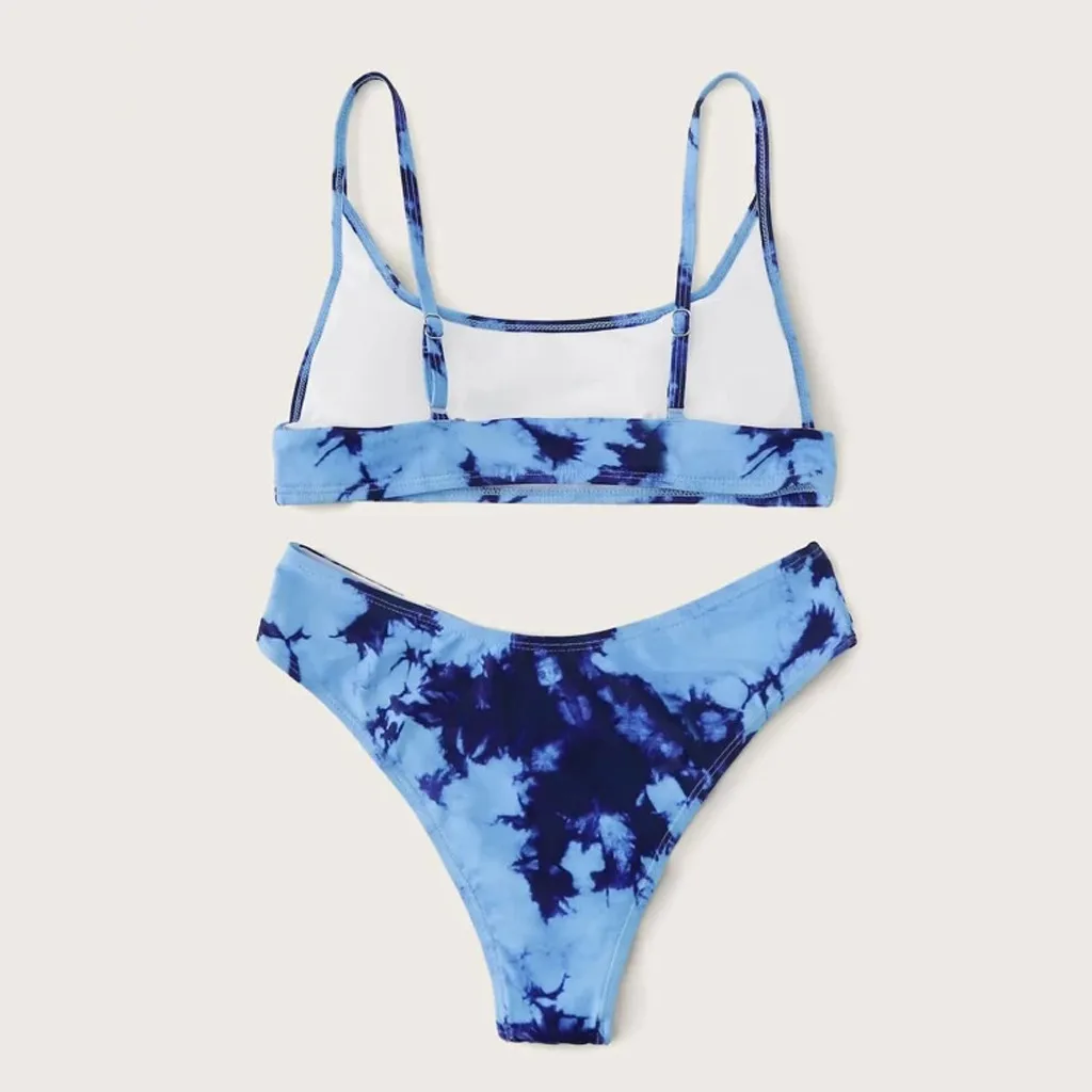 Женский купальный костюм ming Бразильский бикини сексуальный топ с принтом в виде