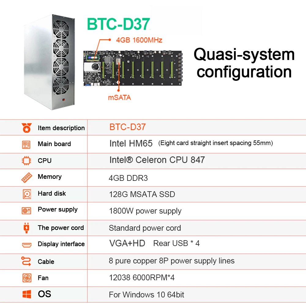 

BTC-D37 , , 4 , , 8 , DDR SSD , ETH