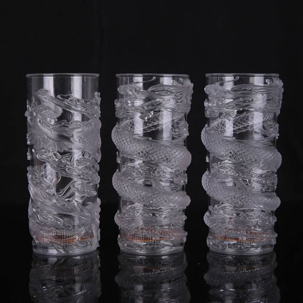 Чашка-1 шт. 285 мл Дракон Светодиодный проблесковый Цвет менять воду