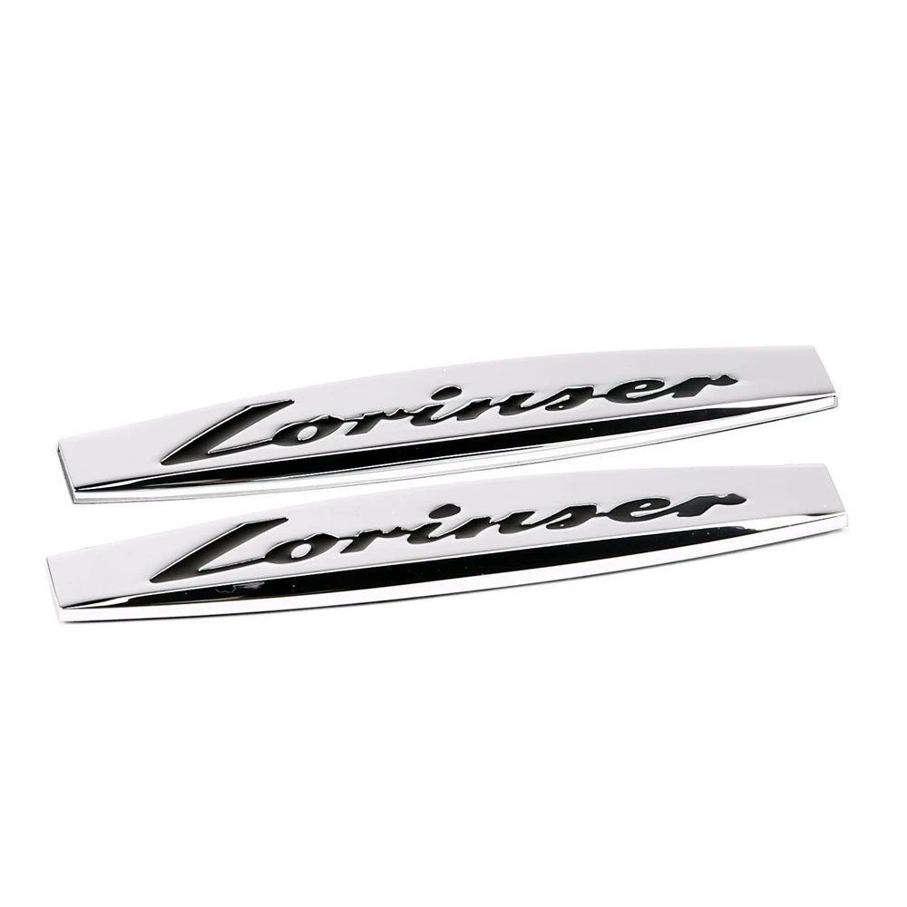 Стайлинг автомобиля боковые наклейки модифицированные для логотипа Lorinser