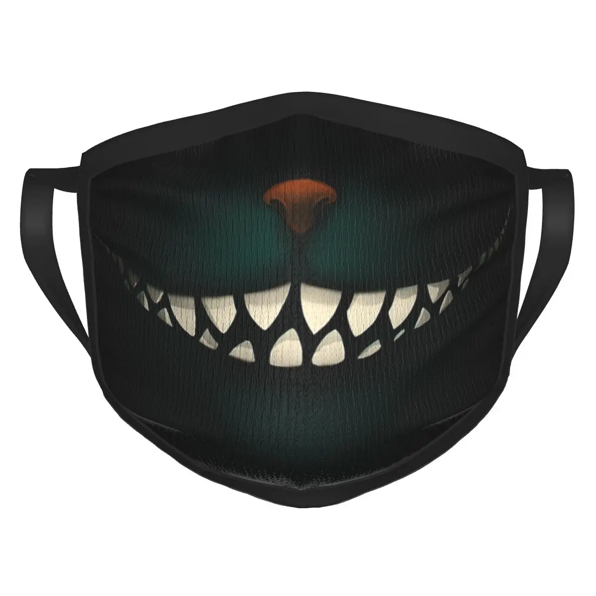 

Big Smile Quarantine Cute Cat Face Mask Reusable Washable Breathable Black Border Scarf Anti Haze for Adult Women Men custom