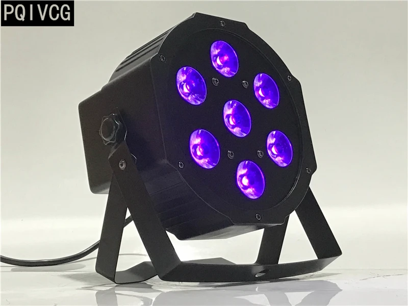 7x12 Вт led par Светильник 12 Вт rgbw 4в1 dmx512 par Светильник Профессиональный Высокая яркость диско светильник s