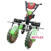 gasoline engine self propelled double row multifunctional planter corn cabbage planting machine