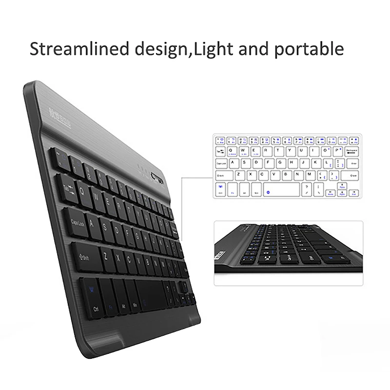 Беспроводная клавиатура 2020 iPad Pro 12 9 дюйма/Bluetooth для IOS/Android/Windows | Компьютеры и офис