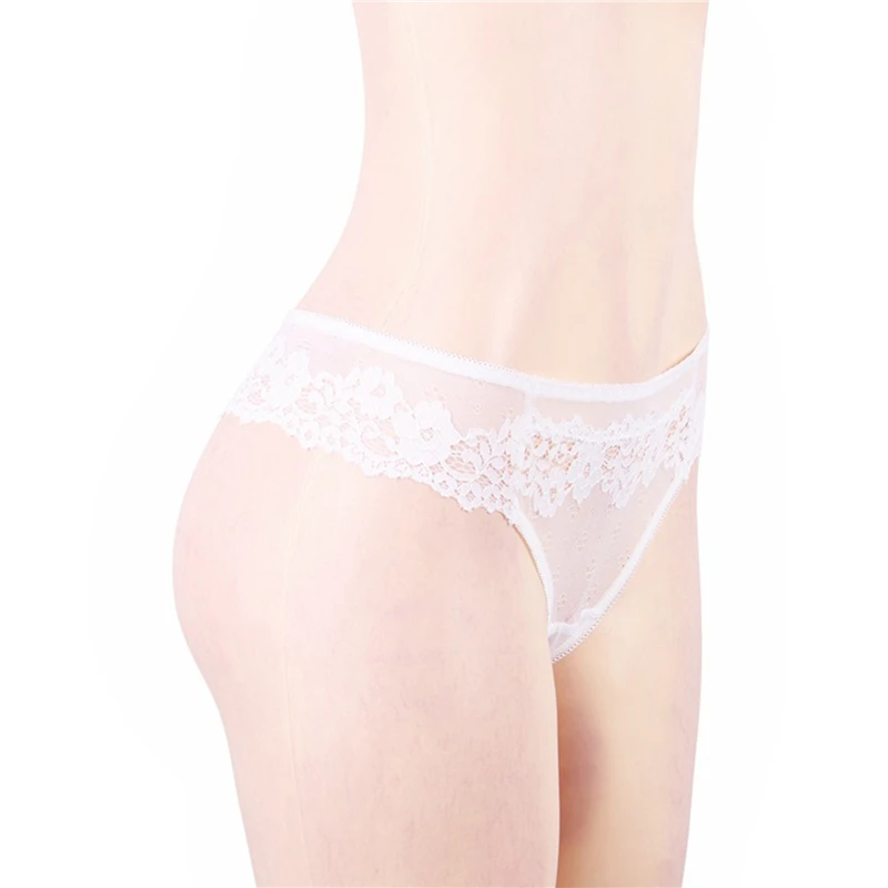 

Women Breathable Brief Large Size Hollow Lace Ladies Panties See Through Fashion Lingerie For Women Low-Rise Soft Sexy Underwear