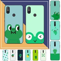 toplbpcs cute cartoon frog phone case for redmi note 8 7 9 4 6 pro max t x 5a 3 10 lite pro