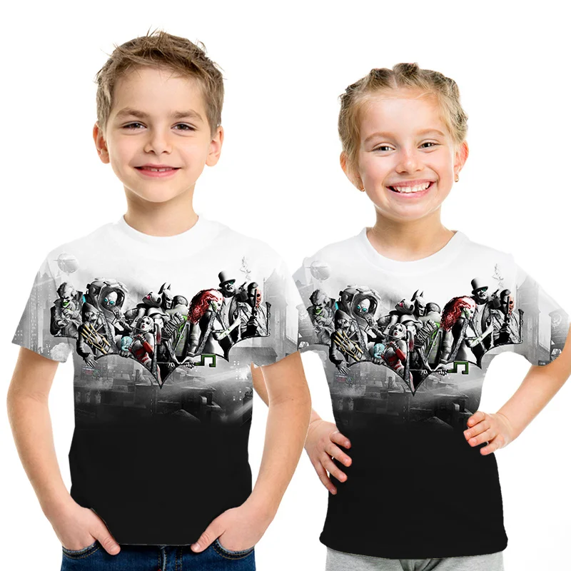 Одежда для детей летняя футболка с короткими рукавами детская человеком-пауком и