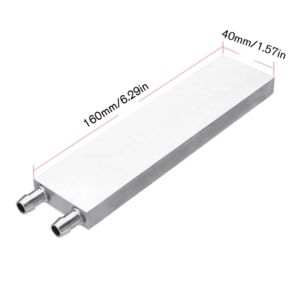

Cpu Semiconductor Cooling Plate Radiator Water Cooling Plate Internal Flow Channel Extrusion Training 0.5 Mm Cooling 1 Pcs