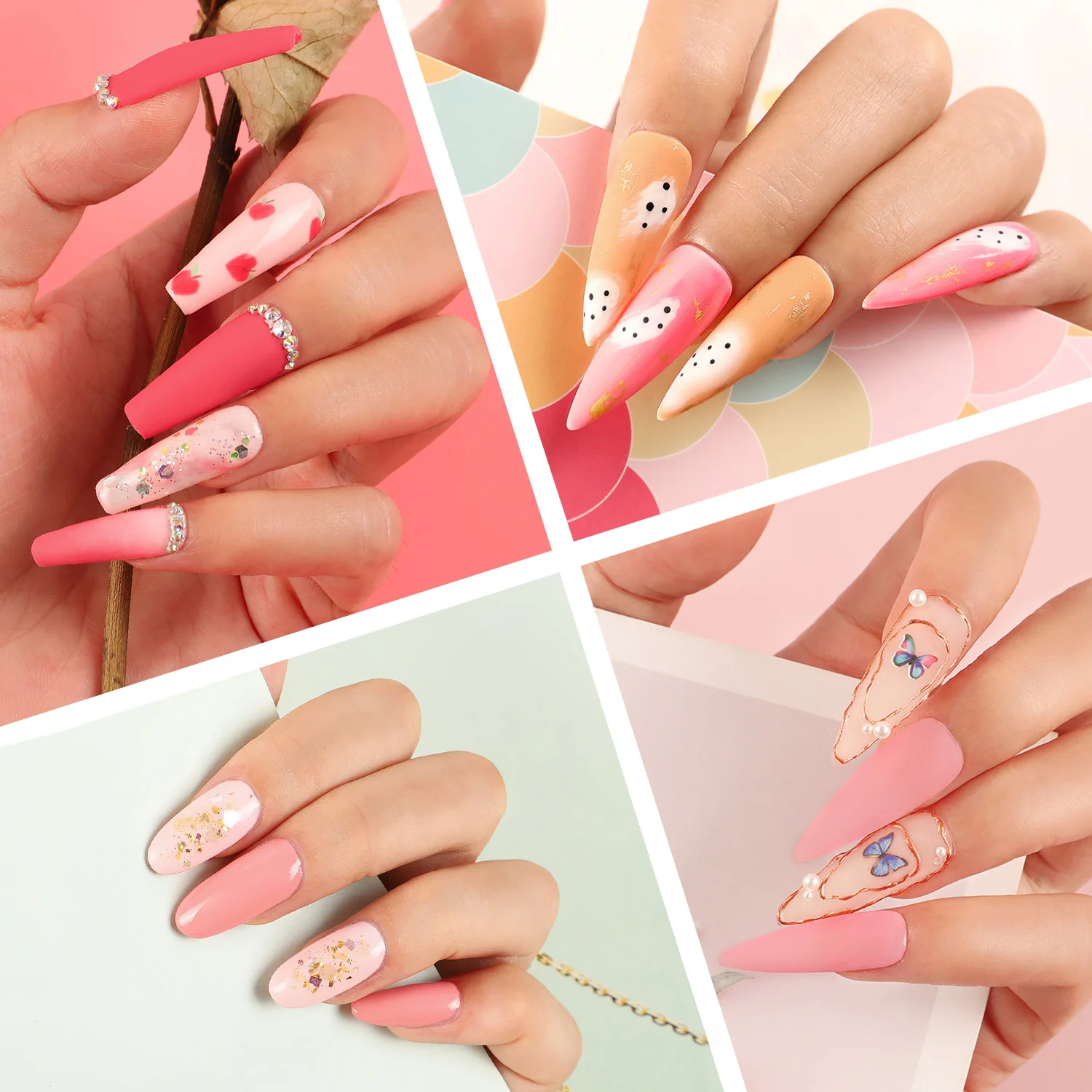 

COSCELIA Gel Nail Polish Set Semi Permanent UV Led Gel Varnish Soak Off Nail Lacquers Base Top Coat For Manicure Nails Art Kit