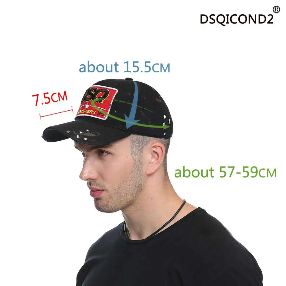 

DSQICOND2 New Design High Quality Classic Outdoor Indoor Street Trend Adult Baseball Cap Wholesale Man Woman Cotton Sport Hat