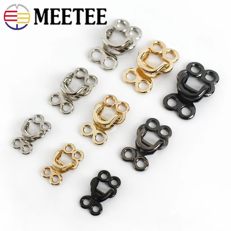 10pcs 18/23/27mm Mink Coat Buttons Sweater Trousers Dress Connection Hasp Hook Buckles for Clothing Sewing Accessories | Дом и сад