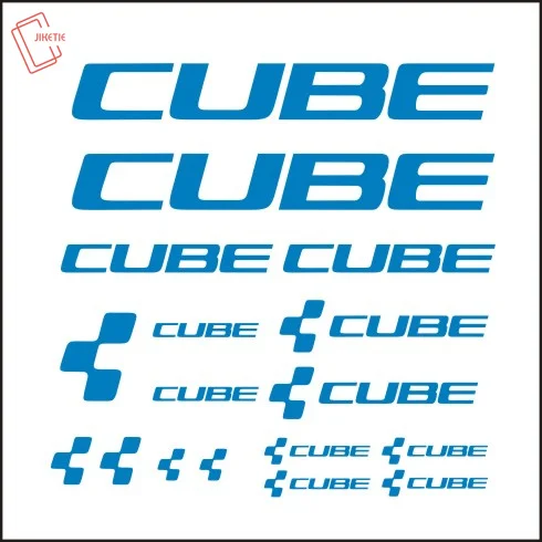 CUBE раме велосипеда наклейки на ногти езда велосипеде мягкие сделай сам украшения