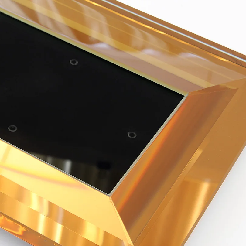 Высококачественная прозрачная фоторамка Янтарная стеклянная рамка