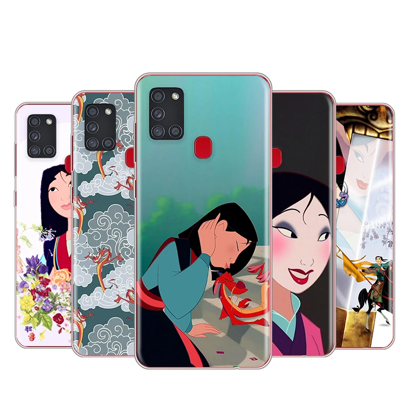 

Anime cartoon Mulan For Samsung A51 A91 A81 A71 A41 A31 A72 A52 A02 S A32 A12 A42 A21 S A11 A01 UW Transparent Phone Case