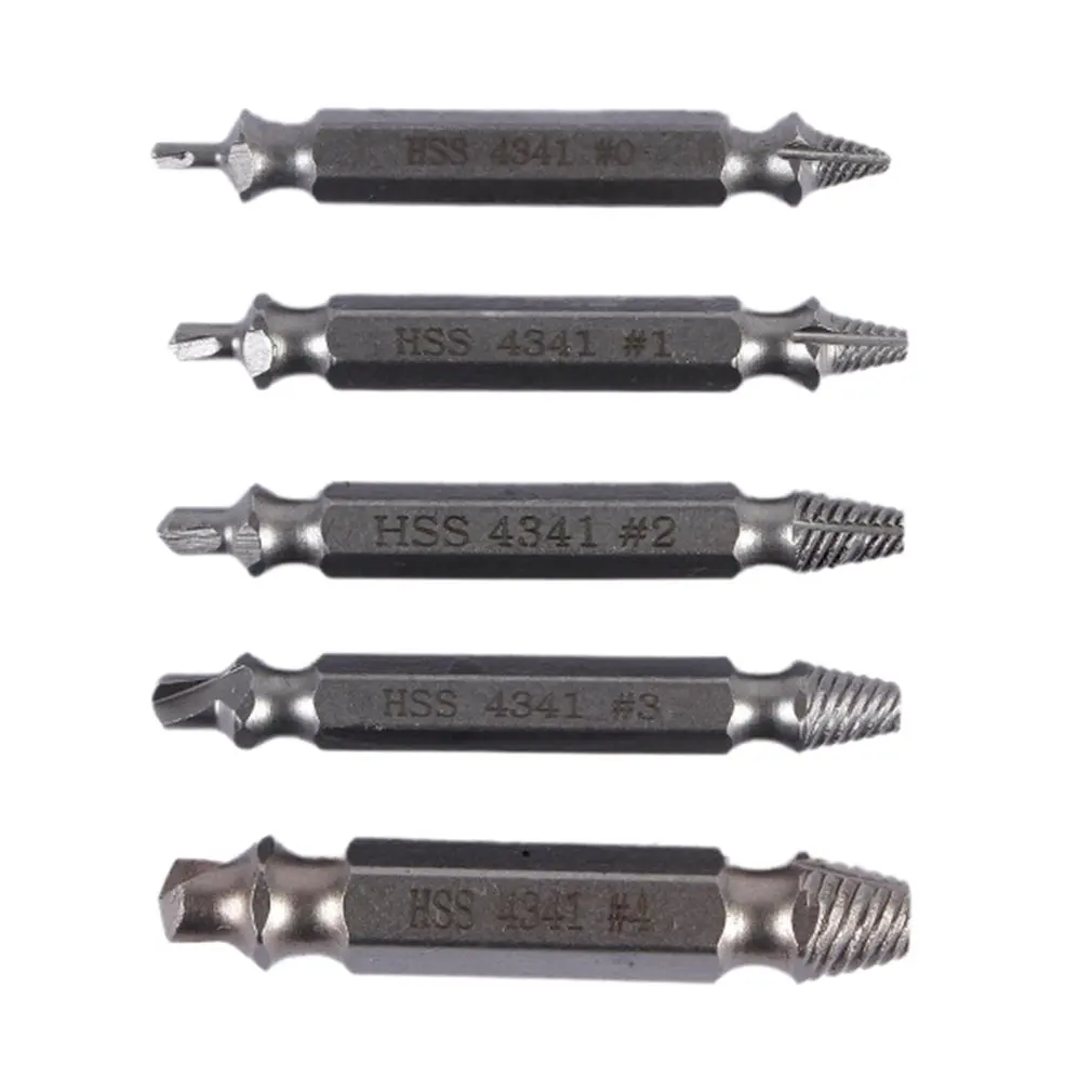6 шт поврежденный винт сверло для извлечения комплект Титан покрытием сломанной