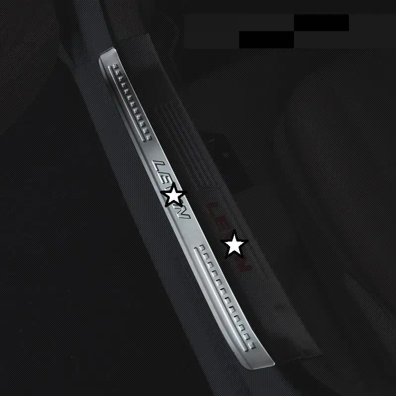 Панели для ножной педали дверь внешняя Модифицированная Авто хромированная