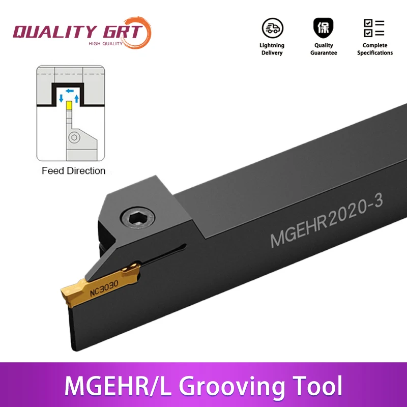 Q.Grt MGEHR/L1212/1616/2020/2525/3232 токарный инструмент для пазовки карбидной вставки ЧПУ