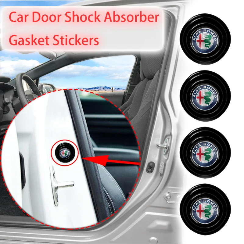 Звуковые ударопрочные наклейки на дверь автомобиля для Alfa Romeo