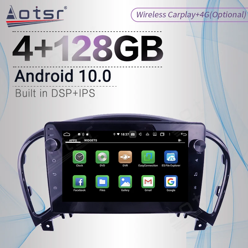 

Carplay 4+128GB For Nissan Juke 2013 - 2016 Android Radio Tape Recorder Car Multimedia Player Stereo Head Unit GPS Navi No 2din