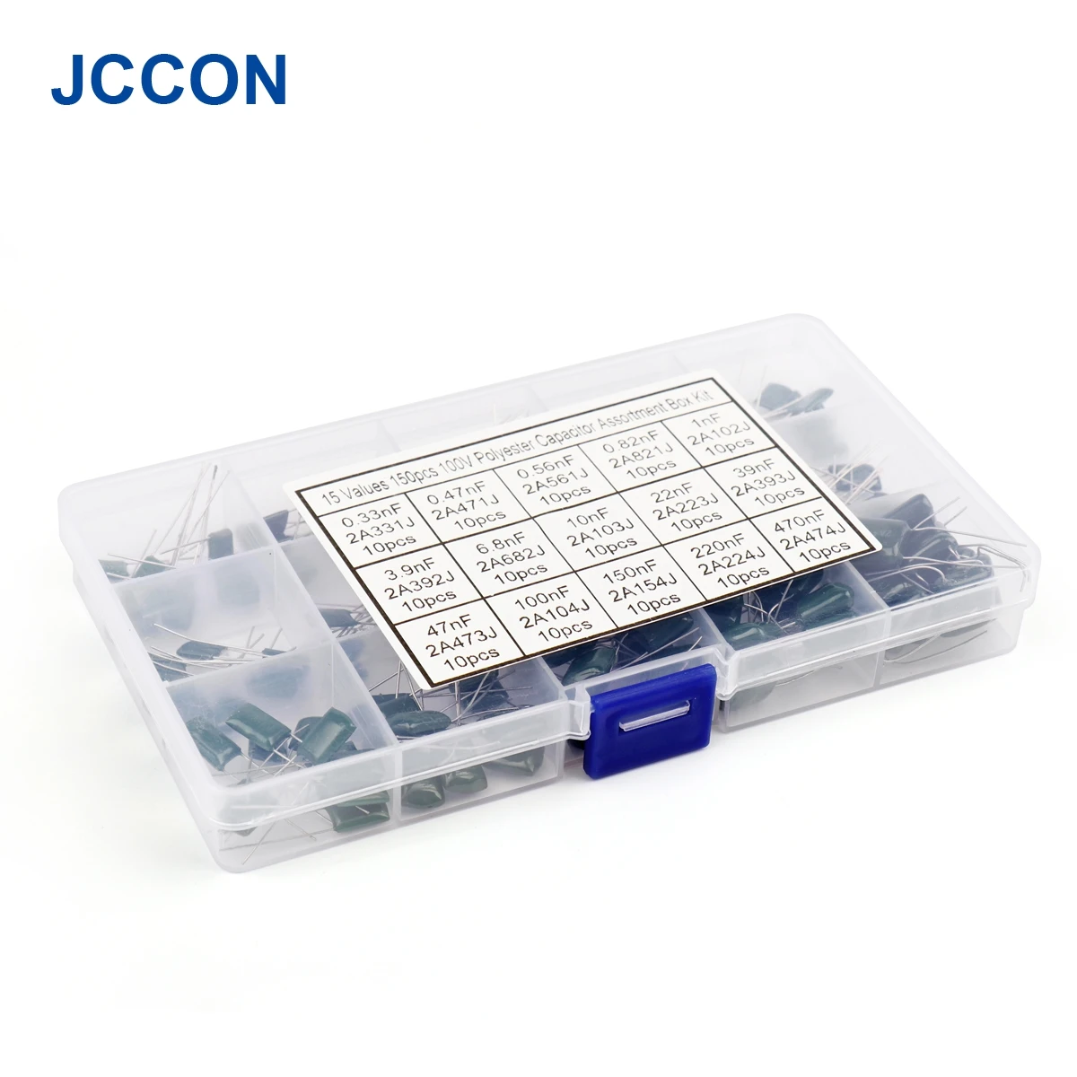 Набор пленочных конденсаторов из полиэстера 15 значений 150 шт. | Электронные