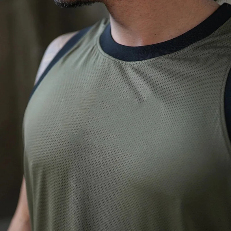 Мужские майки CYSINCOS компрессионные рубашки без рукавов для бега тренировок