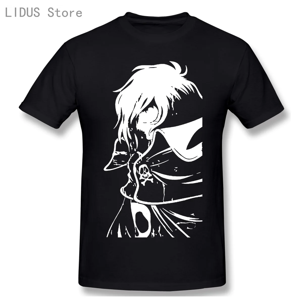 

Men Cotton T Shirt Captain Harlock Special Albator Tshirt Tshirts Wo T-Shirt Harajuku Streetwear Tees