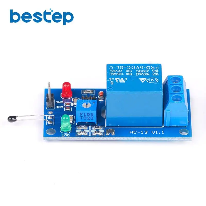 Модуль теплового датчика 5 в 12 1 канал релейный модуль температуры модуле