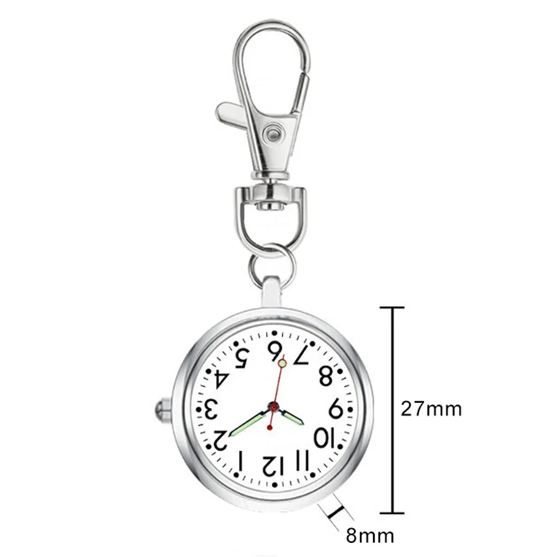 Часы нагрудные кварцевые с круглым циферблатом для мужчин и женщин|Карманные
