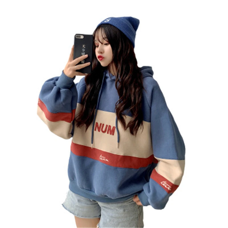 

Women Loose Long Sleeve Pullover Tops Autumn Winter Ladies Casual Oversized Sweatshirts Women Harajuku Hoodies 2020 ins