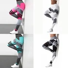 Штаны Для Йоги S-XXXL размера плюс Леггинсы спортивные женские леггинсы для фитнеса облегающие эластичные колготки для бега женские леггинсы