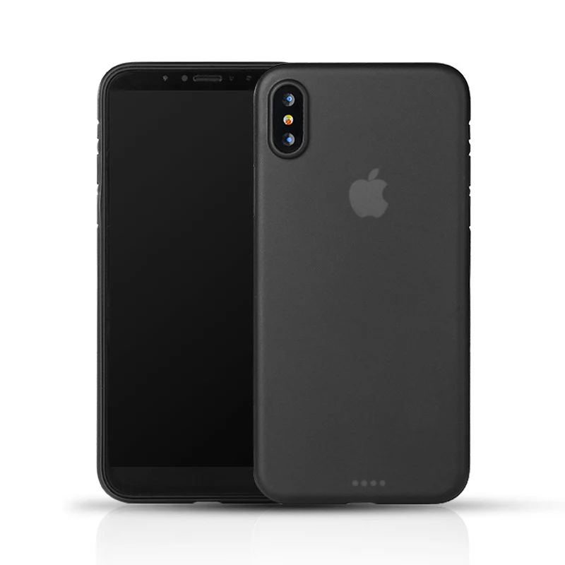 100 шт. ультра тонкие матовые жесткие чехлы для Apple iPhone 11 Pro XS Max XR X 8 Plus 7 6 6S SE 5S защитный чехол с защитой от отпечатков пальцев