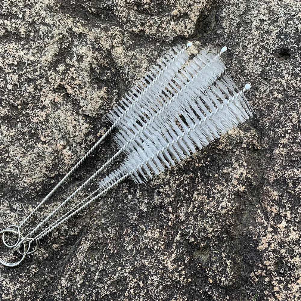 4 шт./компл. Нержавеющая сталь нейлоновая щетка для чистки кальяна