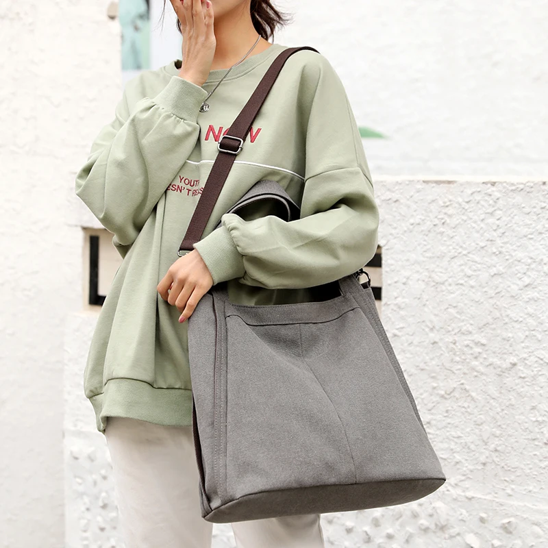 сумкаженскаяхолст Большая вместительная роскошная женская сумка тоут