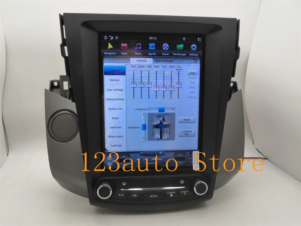10,4 дюймов вертикальный Tesla стиль Android 8,1 автомобильный DVD gps плеер NAVI для toyota RAV4 RAV 4 2006 2007 2008 2009 2010 2011 2012 PX6