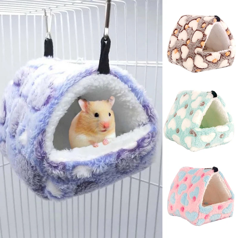 winter warm hamster nest guinea pig pet house small animal nest rat slepping bag cute pet bed cushion rabbit accessories free global shipping