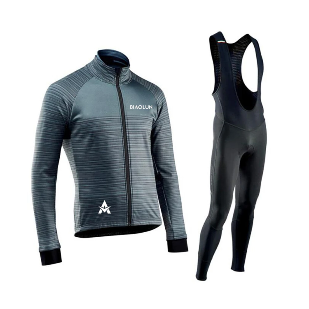 

Bike Riding Cycling Jersey Men's Spring and Autumn Long-Sleeves Breathable MTB Cycling Clothing Ropa Ciclismo Bike Jersey Set