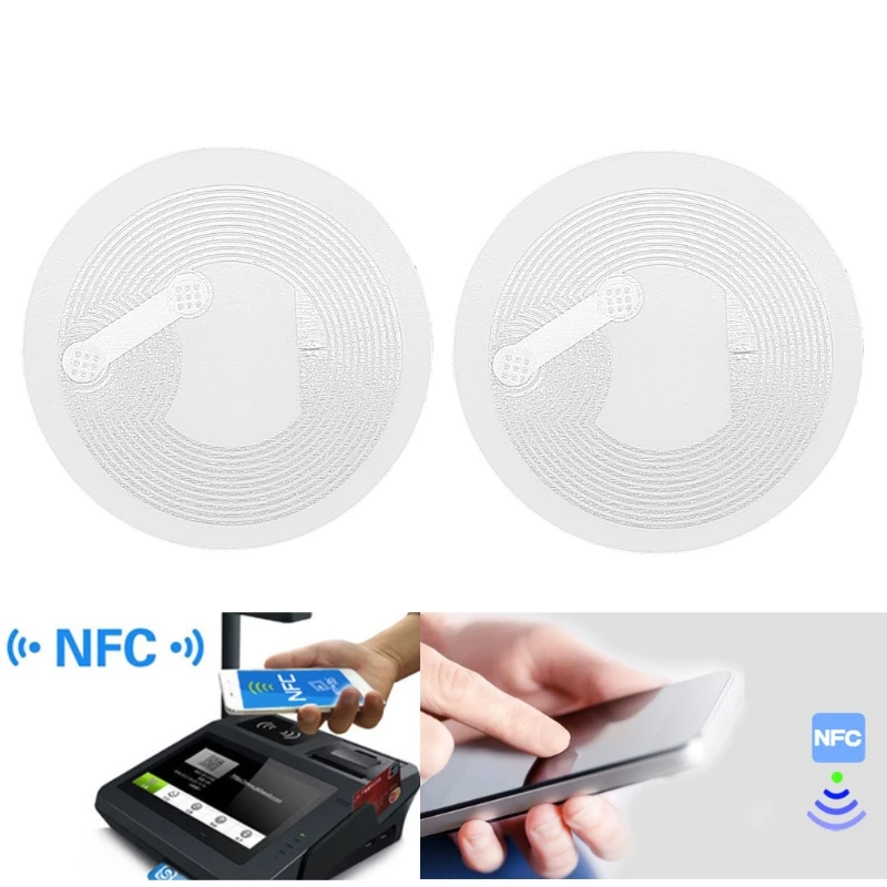 

10 Pcs NTAG213 NFC TAG Sticker Key Patrol Label RFID Tag For Access Control Card
