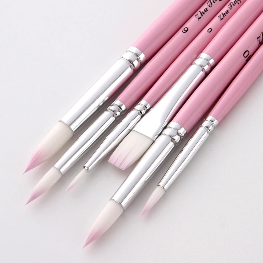 

6 шт., набор кистей для рисования маслом