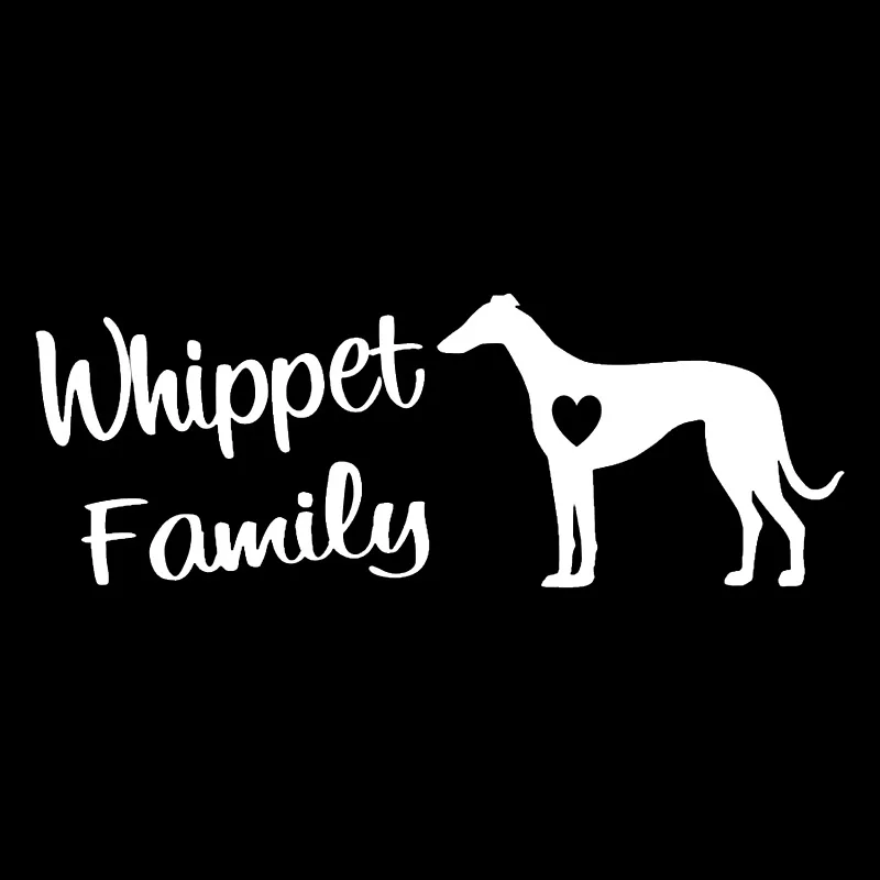 

наклейки на авто Семейная собака Уиппетов водонепроницаемые наклейки на машину наклейка для авто автонаклейка стикер этикеты винила наклейки стайлинга автомобилей украшения на бампере автомобиля заднее стекло