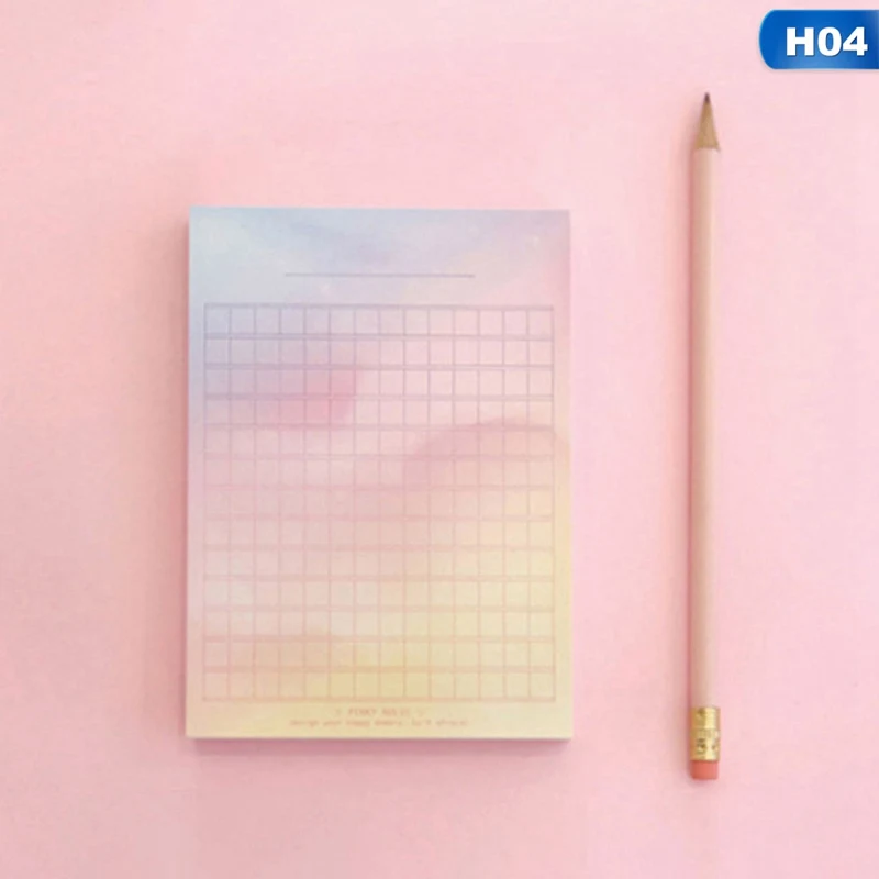 

Gradient Color Northern Europe Memo Pad Paper Sticky Notes Notepad Stationery Office School Supplies Gift