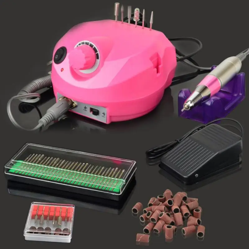 Electric Nails Manicure Drill Polishing Tools Kit Professional Machine 25000rpm Nail Care Set EU Plug New | Красота и здоровье