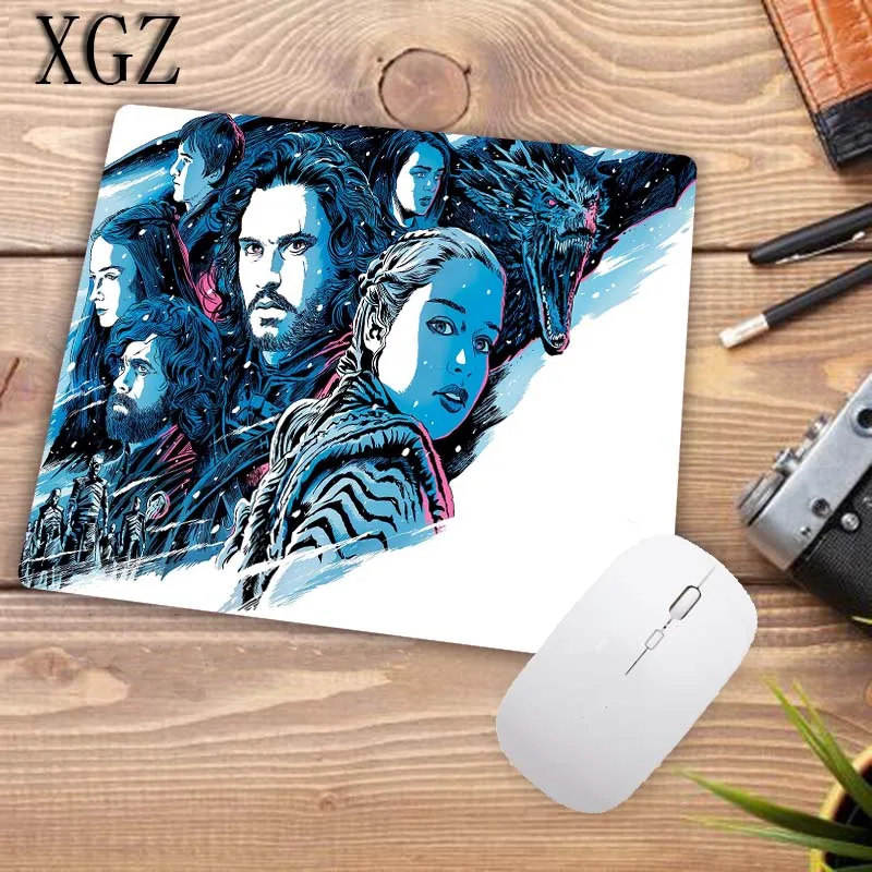 XGZ Игра престолов Песнь Льда и Огня резиновый Настольный коврик для мыши для ноутбука компьютерная клавиатура Коврик для мыши Размер коврика 18x22 см Продвижение - Цвет: 220X180X2MM