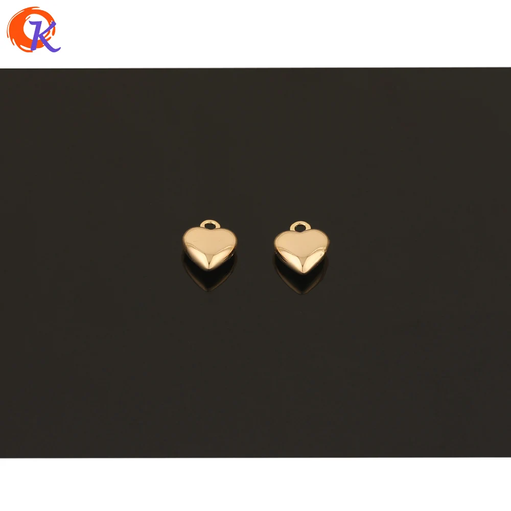 

Cordial Design 50Pcs 8*10MM Jewelry Accessories/Charms/Heart Shape/Genuine Gold Plating/Hand Made/Earring Findings/DIY Making