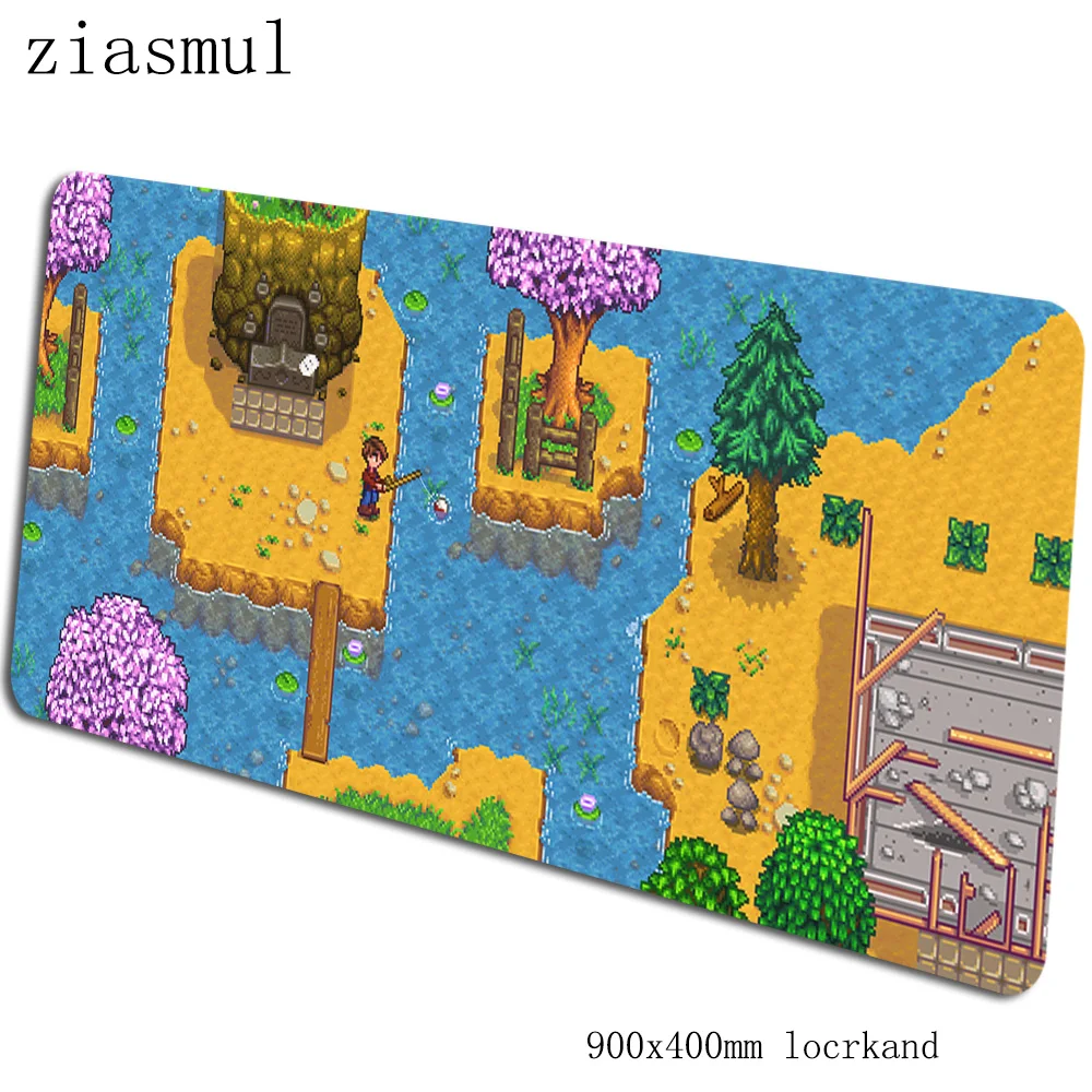 Stardew valley коврик для мыши 90x40 см Коврик для мыши восхитительный лучший игровой коврик для мыши геймер крутой персонализированный коврик для мыши Клавиатура ПК - Цвет: pattern 1