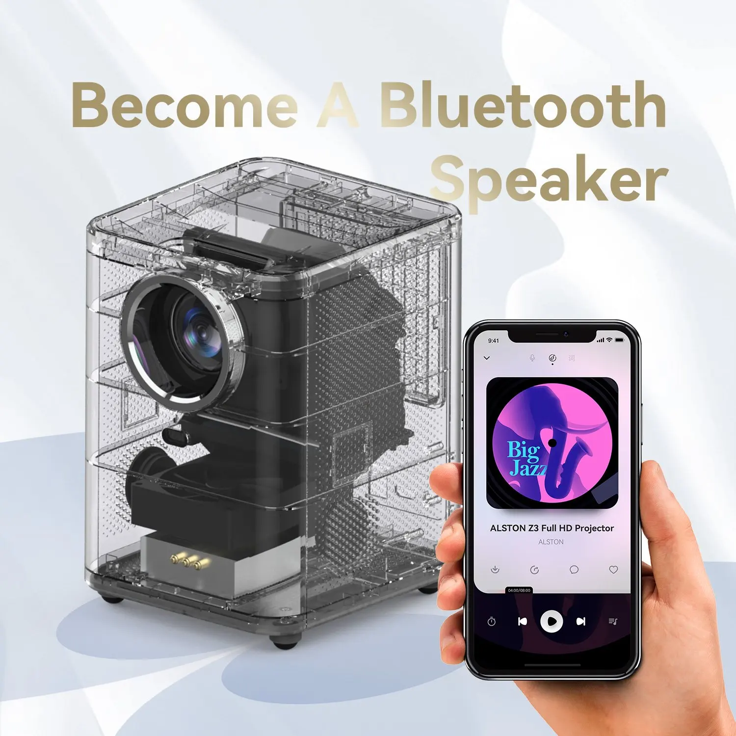 Проектор ALSTON Z3 Full HD 1080P Hi-Fi для домашнего кинотеатра |