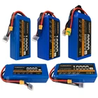 RC самолет LiPo батарея 2S 3S 4S 5S6S батареи 7,4 V 11,1 V 14,8 V 18,5 V 22,2 V 10000-22000mAh для RC Квадрокоптер вертолет Дрон