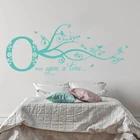 Настенные наклейки Once Upon A Time с цитатами, детская библиотека, детская елка, Искусственная елка, виниловый декор, Фреска DW5146