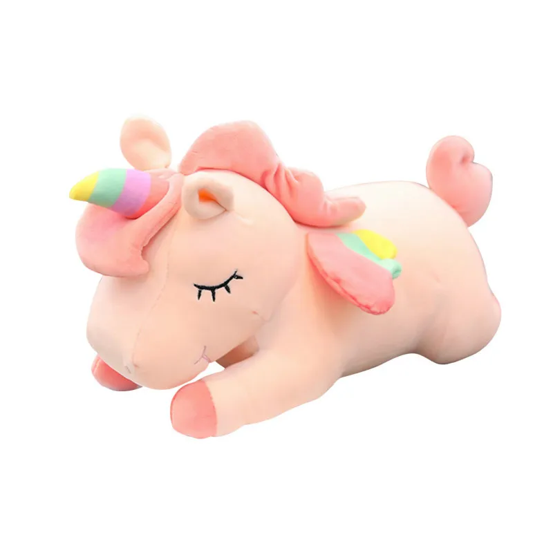 40 см/50 см/60 см/80 cmUnicorn игрушки мягкие чучело и плюшевые единорог лошадка с куклой