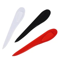 2pcslot plastic letter opener mini sharp letter mail envelope opener safety papers guarded cutter blade office equipment