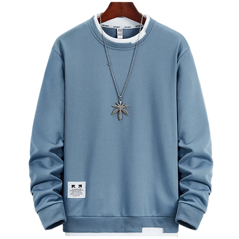 

pure color round collar work loose sports lovers jacket in the spring and autumn clothing popular logo men's custom